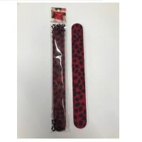 NPW RED LEOPARD FURRY NAIL FILE x 12